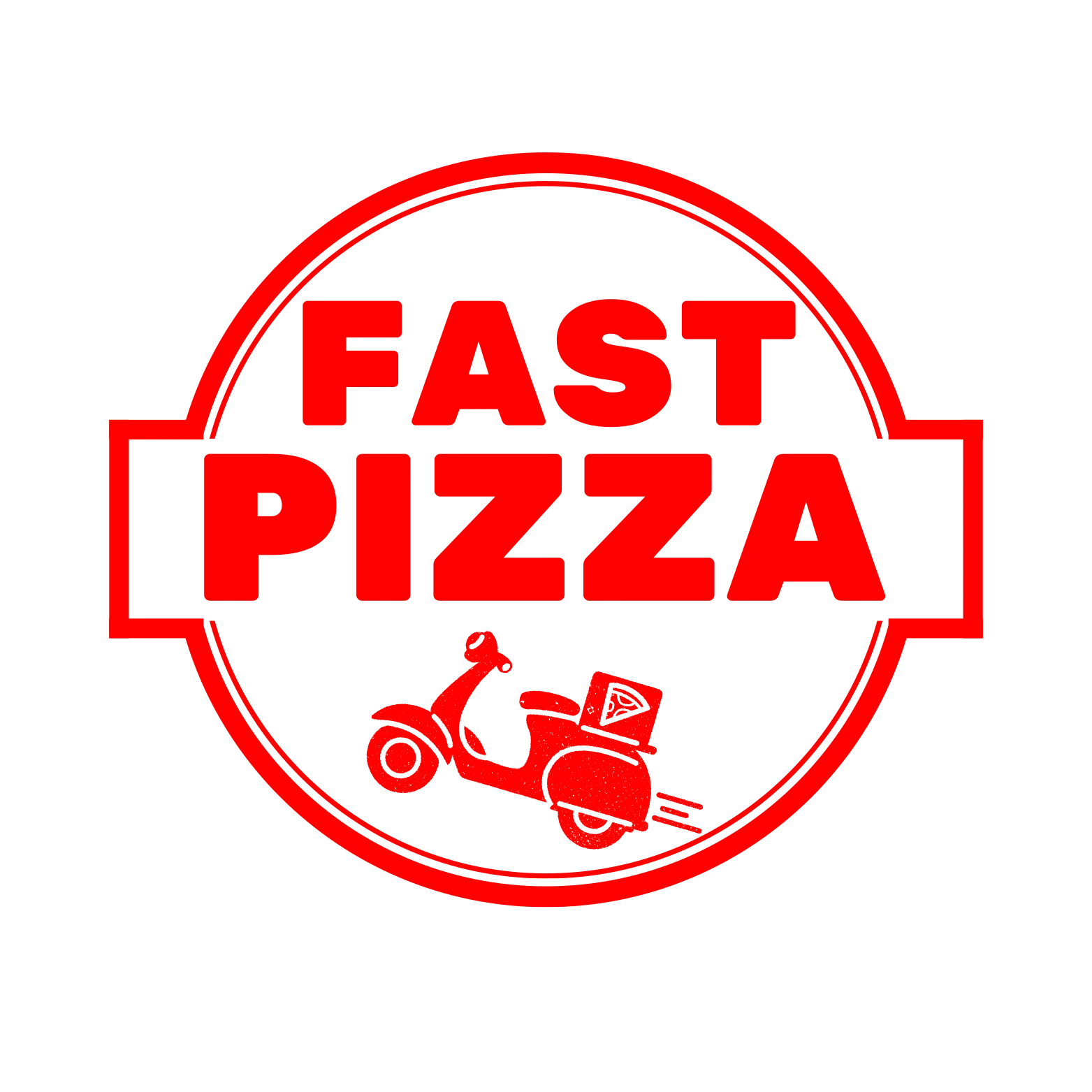Fast Pizza Logo
